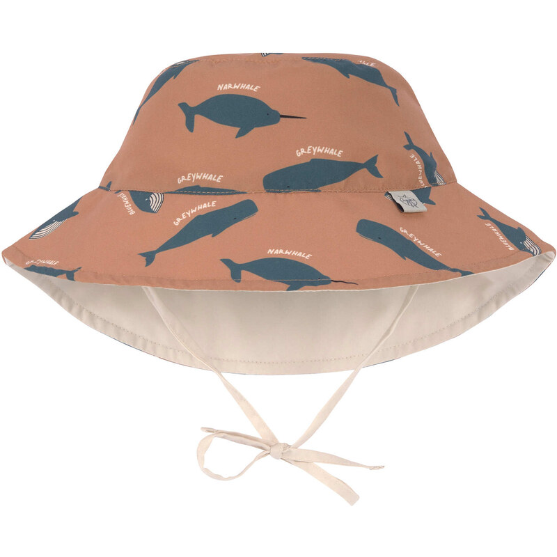 LÄSSIG /Německo/ LÄSSIG Sun Protection Bucket Hat Whale caramel