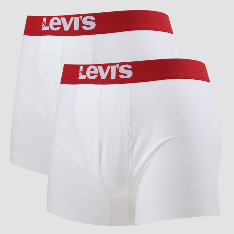 Boxerky Levi's Boxer Brief 2-Pack White