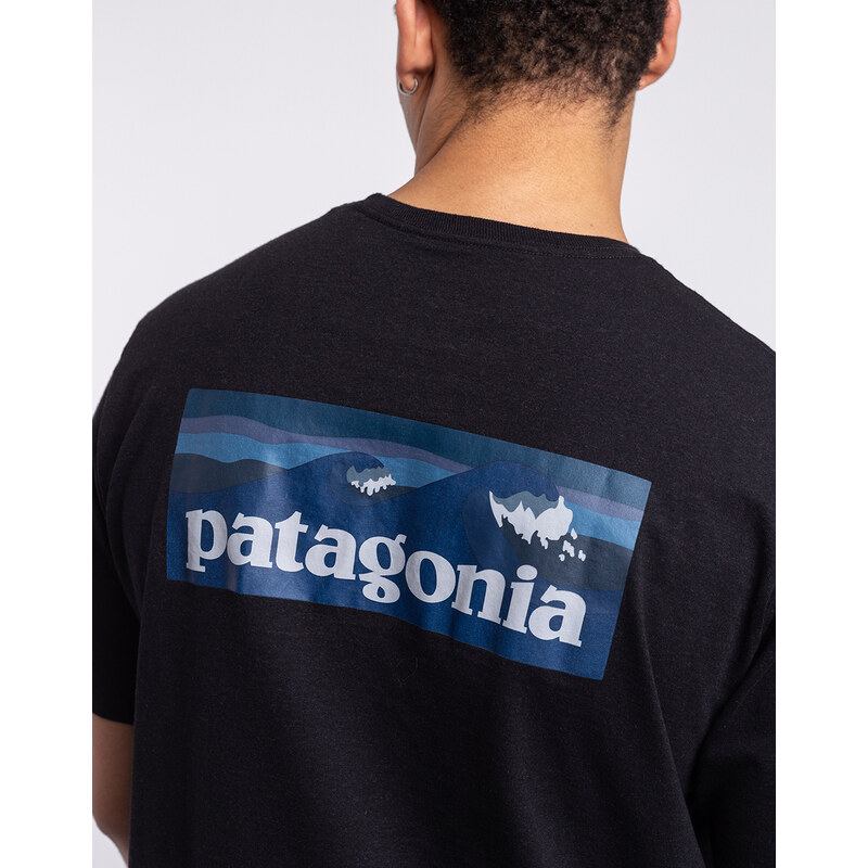 Patagonia M's Boardshort Logo Pocket Responsibili-Tee Ink Black