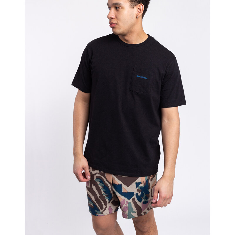 Patagonia M's Boardshort Logo Pocket Responsibili-Tee Ink Black