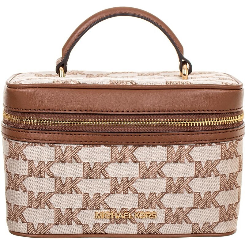 Michael Kors dámská kabelka JET SET ITEM hnědá s monogramem