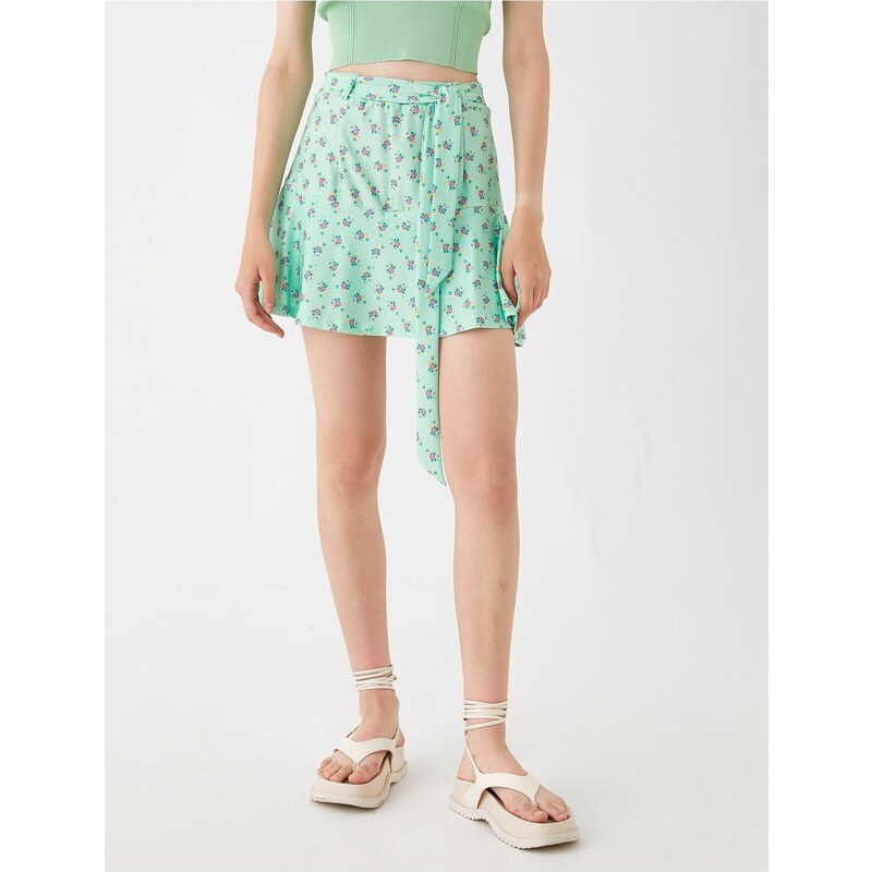 Koton Floral Mini Skirt