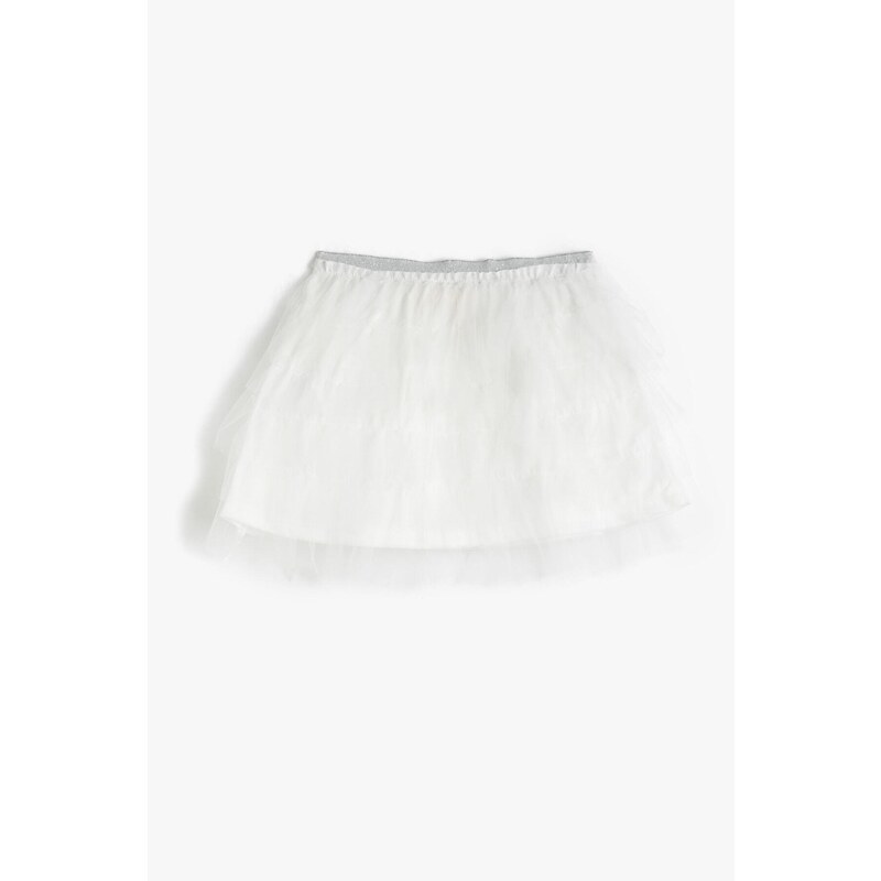 Koton Tutu Skirt with Elastic Waist, Layered Lined.