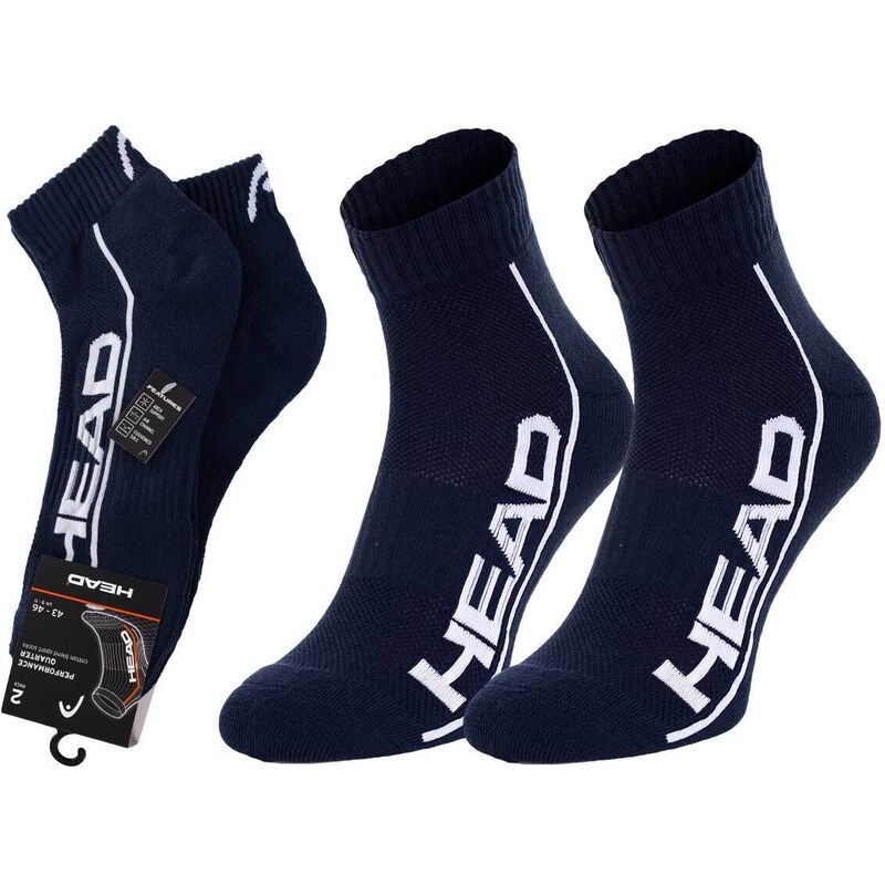 Head Unisex's 2Pack Socks 791019001 007 Navy Blue