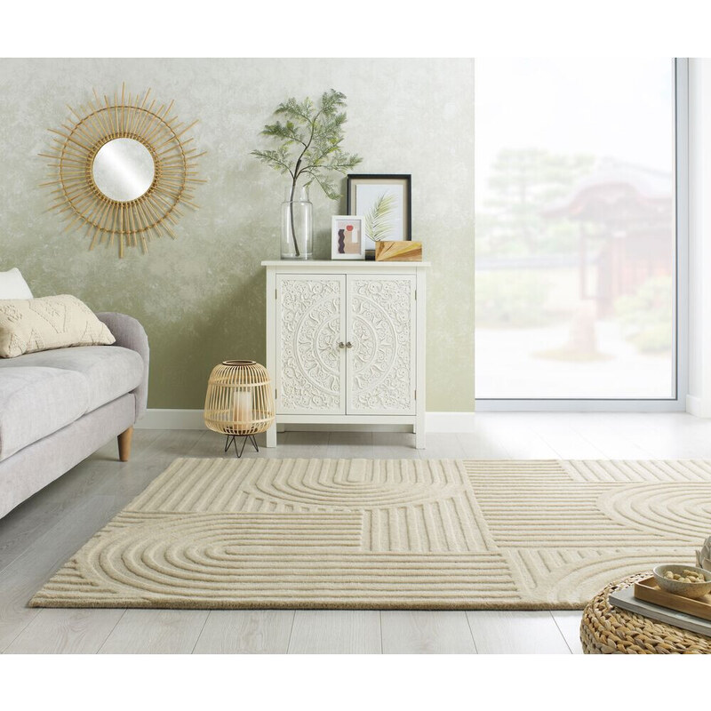 Flair Rugs koberce Kusový koberec Solace Zen Garden Natural - 120x170 cm