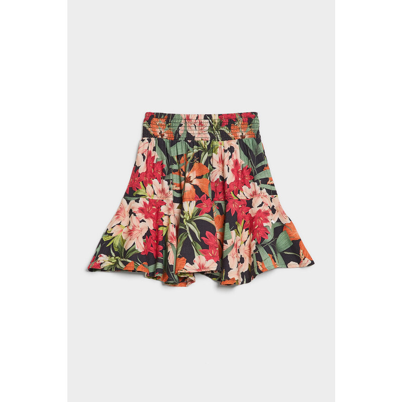 SUKNĚ GANT TROPICAL PRINT WOVEN SKIRT modrá 122/128