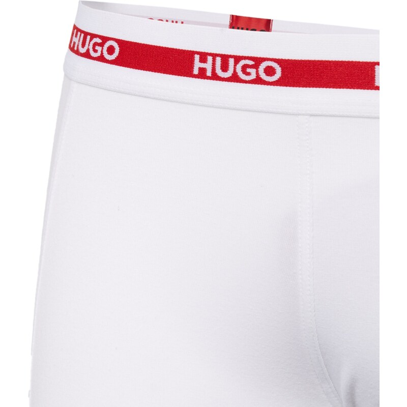 HUGO Red Boxerky krvavě červená / černá / bílá