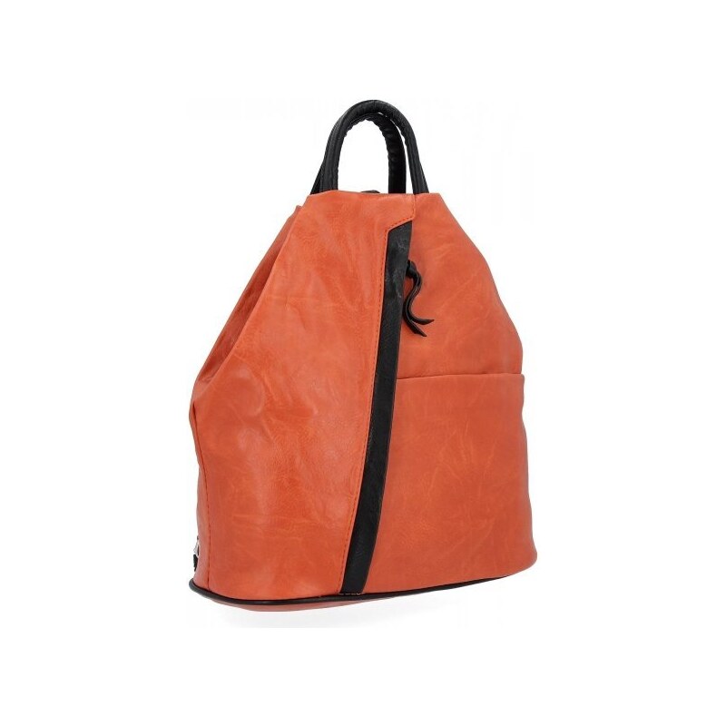 Dámská kabelka batůžek Hernan oranžová HB0136-Lpom