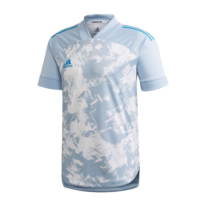Pánské tričko Condivo FI4221 světle modrá s bílou - Adidas