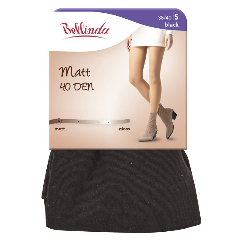 Dámské punčochové kalhoty MATT 40 DEN - BELLINDA - černá