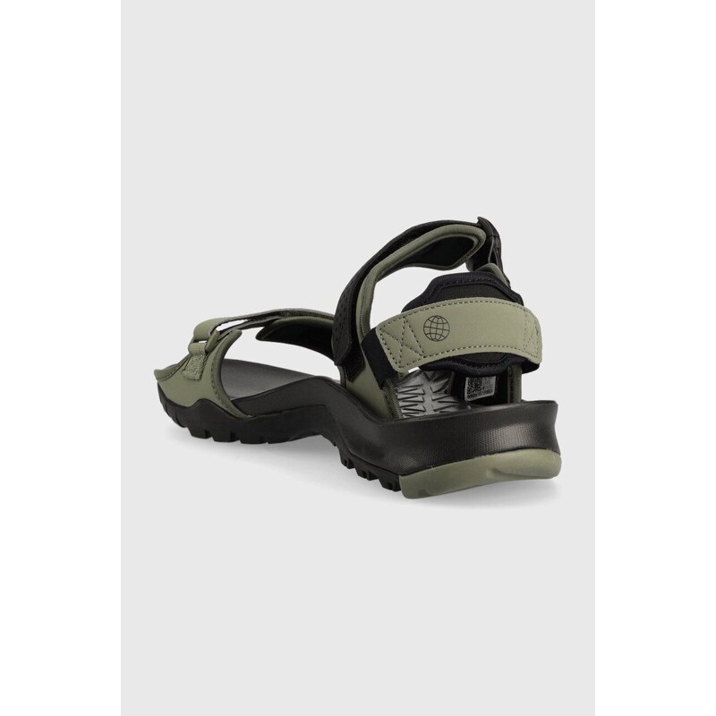 Sandály adidas TERREX Cyprex Sandal II pánské, zelená barva, HP8656-LEGGRN/CBL