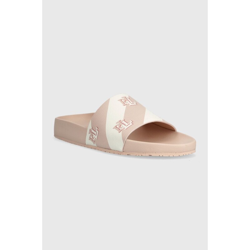 Pantofle Lauren Ralph Lauren Audrina dámské, růžová barva, 802904284001