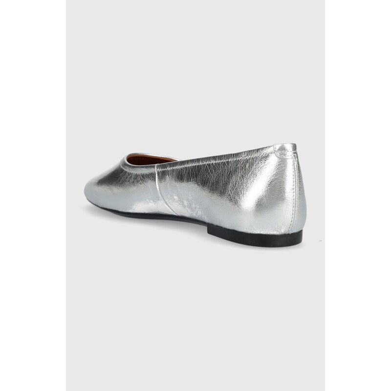 Kožené baleríny Vagabond Shoemakers Jolin stříbrná barva, 5508-083-79