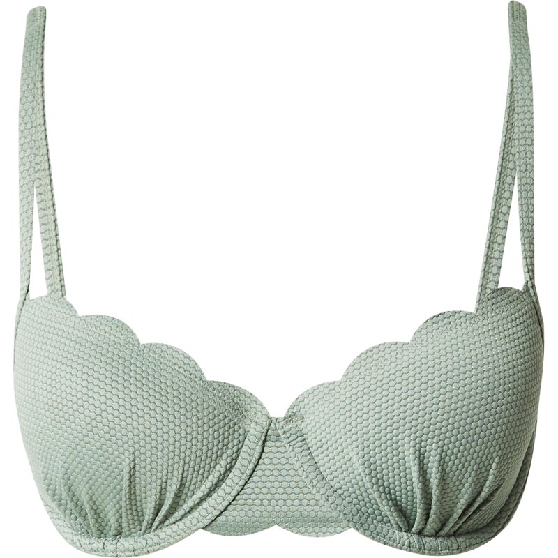 Hunkemöller Horní díl plavek Scallop pastelově zelená