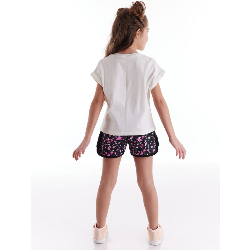mshb&g Splash Star Girl's T-shirt Shorts Set