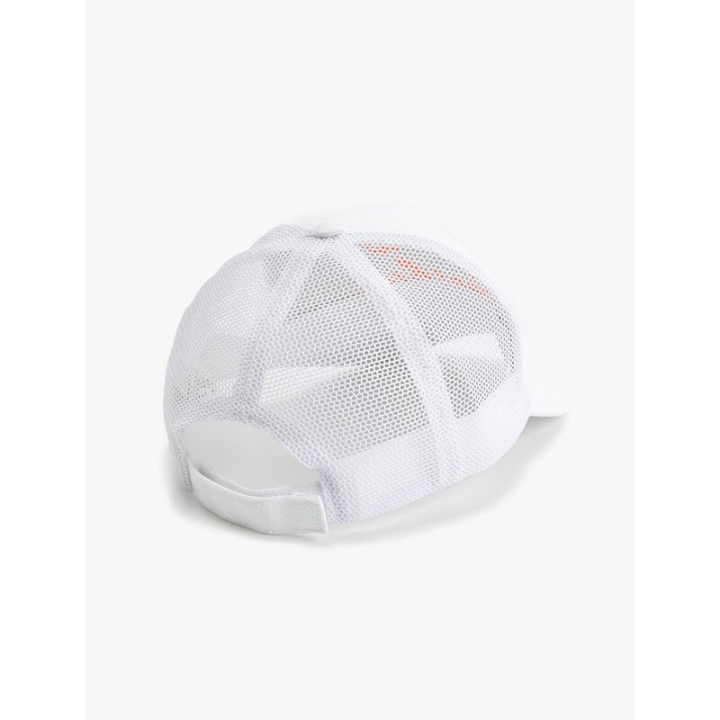 Koton Cap Hat Motto Embroidered Cotton