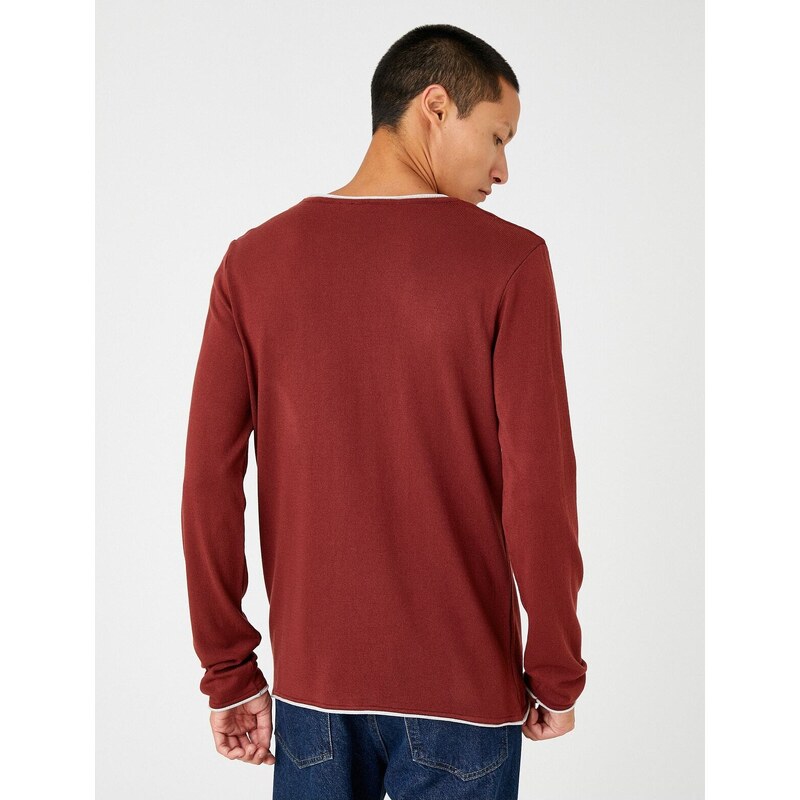 Koton Basic Knitwear Sweater Crew Neck Long Sleeve