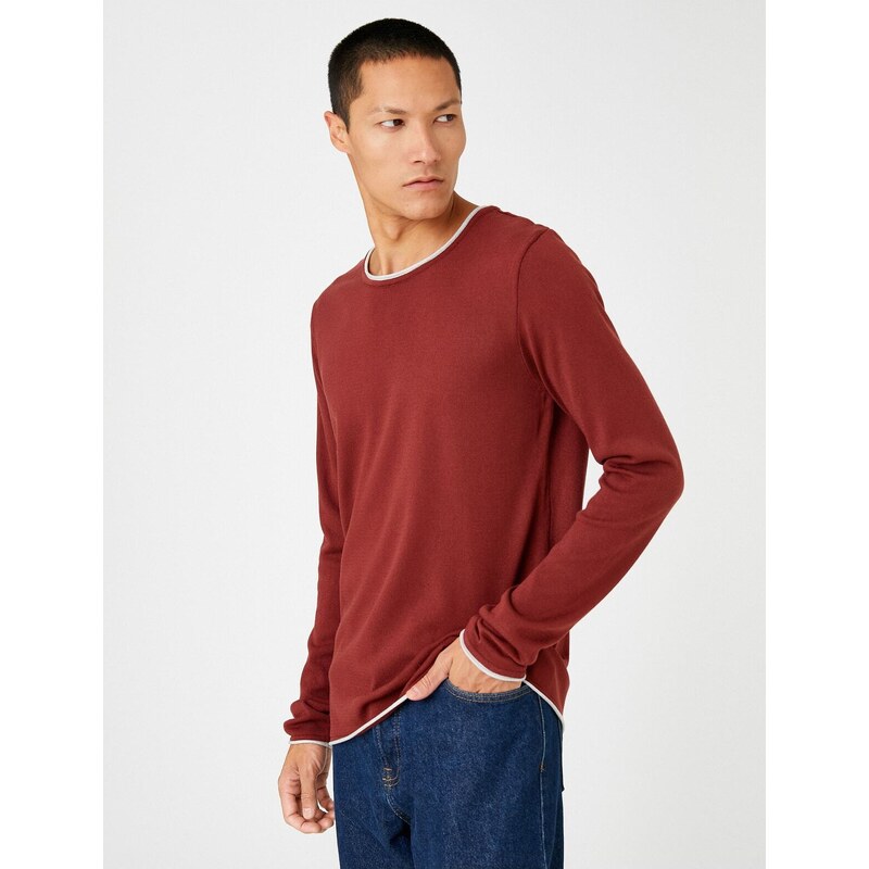 Koton Basic Knitwear Sweater Crew Neck Long Sleeve