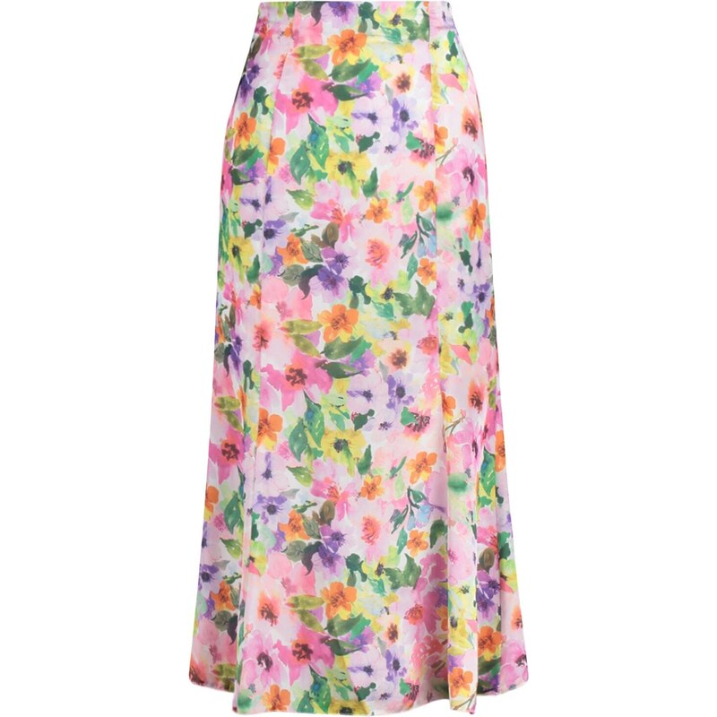 Trendyol Multicolored Floral Patterned Maxi Length Woven Skirt