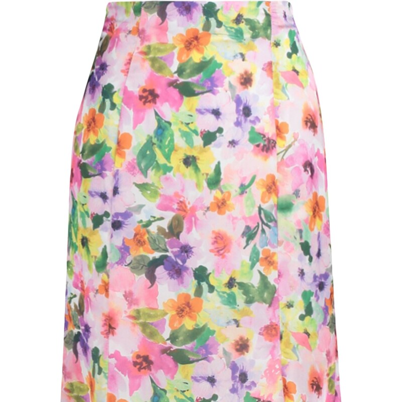 Trendyol Multicolored Floral Patterned Maxi Length Woven Skirt
