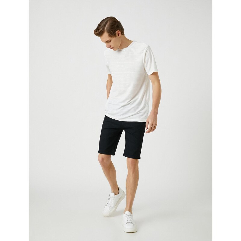 Koton Basic Denim Shorts 5 Pocket Cotton