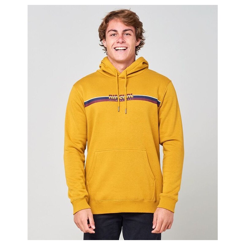 Mikina Rip Curl SR HORIZON HOOD FLEECE Mustard