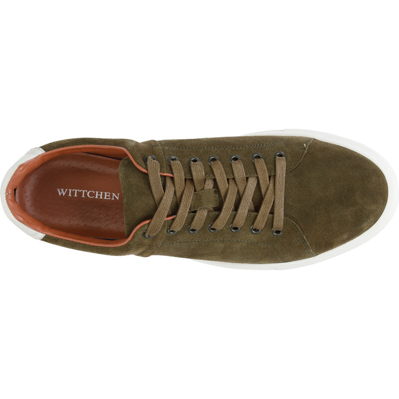 Panské boty Wittchen, zelená, semišová useň