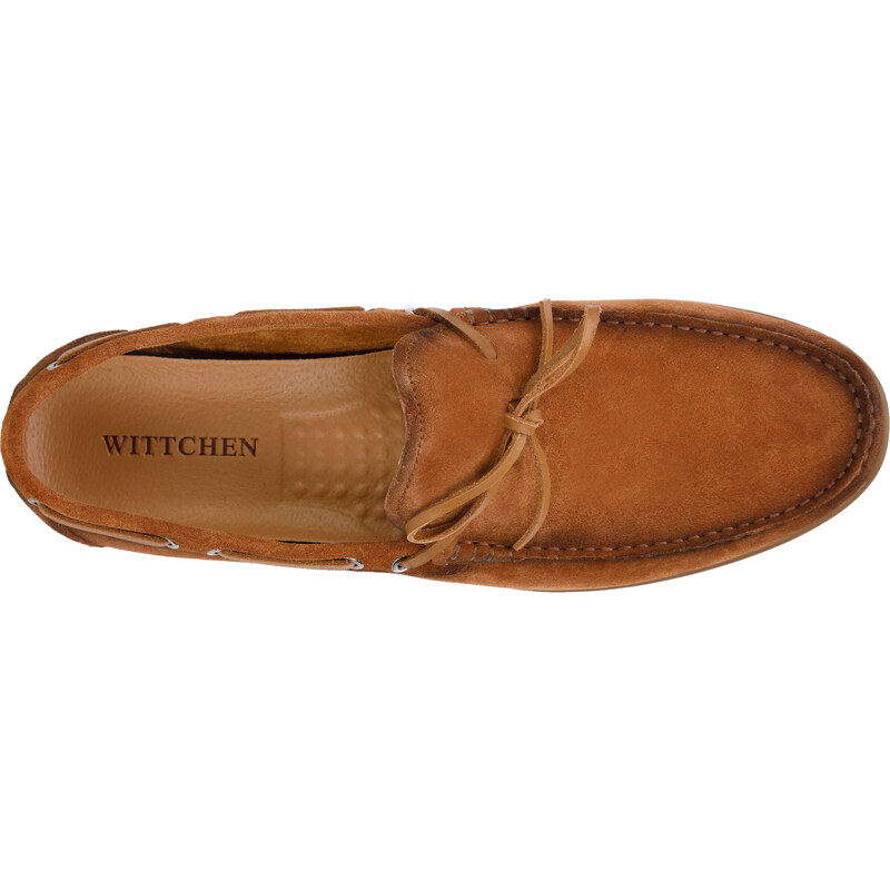 Panské boty Wittchen, hnědá, semišová useň