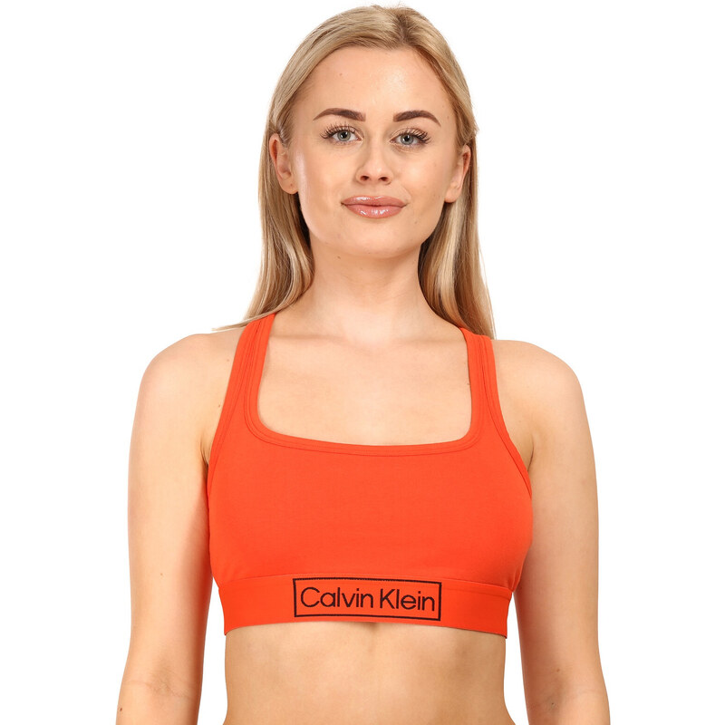 Dámská podprsenka Calvin Klein oranžová (QF6768E-3CI)