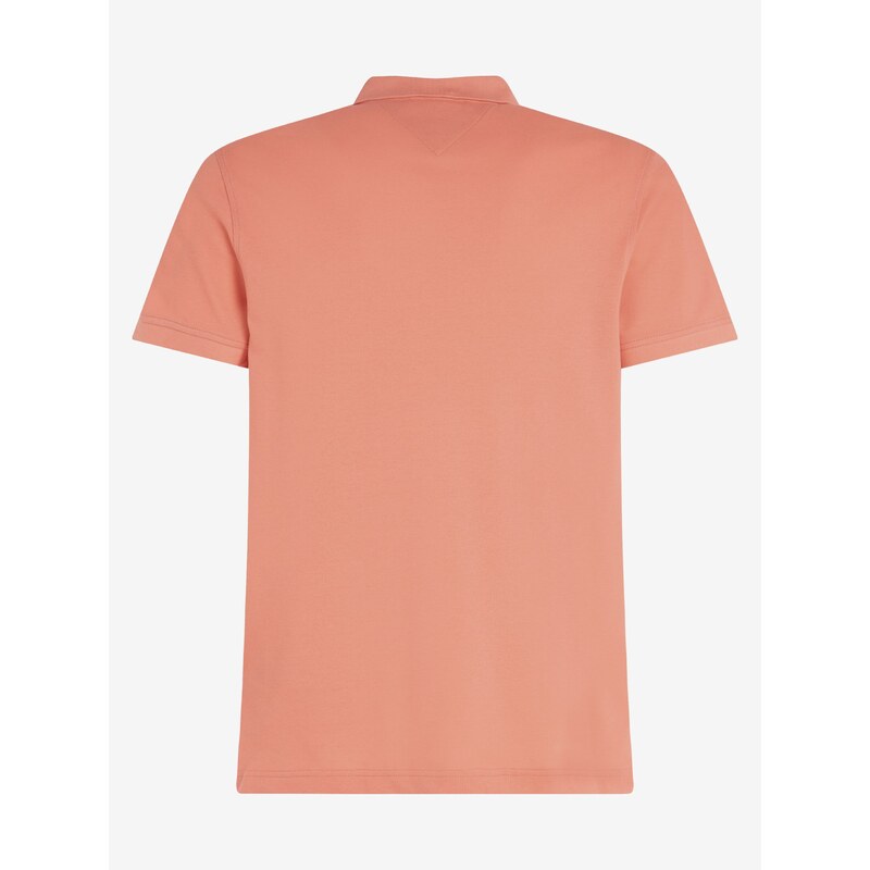 Oranžové pánské polo tričko Tommy Hilfiger - Pánské