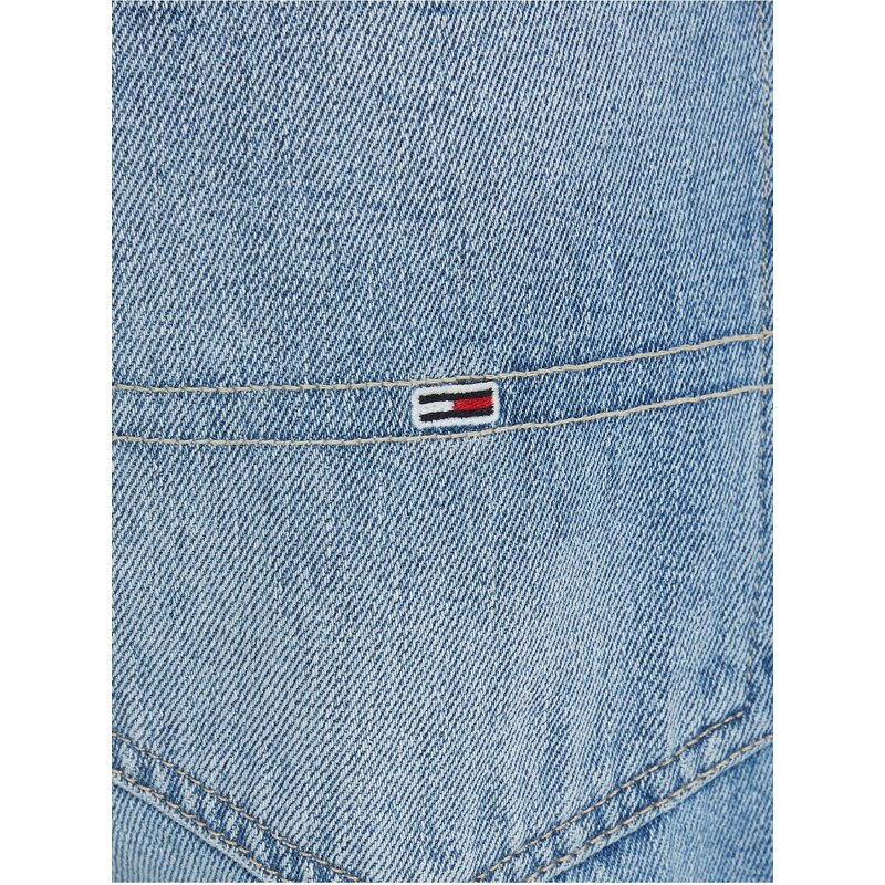 Tommy Hilfiger Světle modré pánské straight fit džíny Tommy Jeans - Pánské