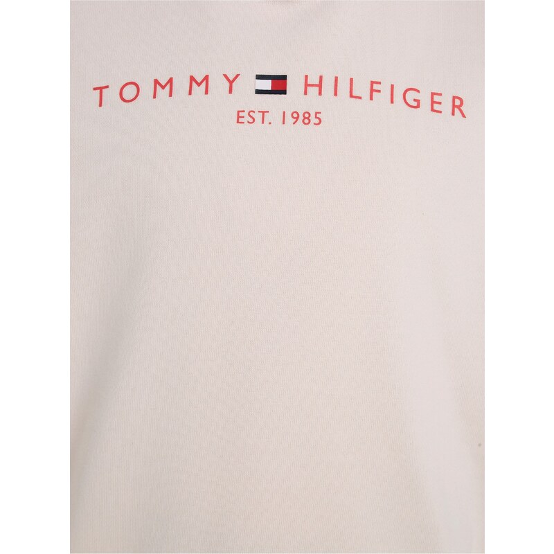 Světle růžová holčičí mikina s kapucí Tommy Hilfiger - Holky