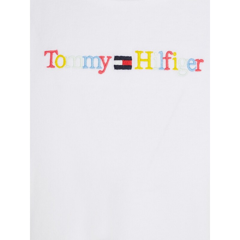 Bílé holčičí tričko Tommy Hilfiger - Holky