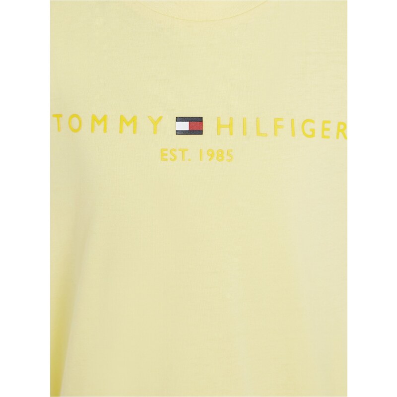 Světle žluté dětské tričko Tommy Hilfiger - Kluci