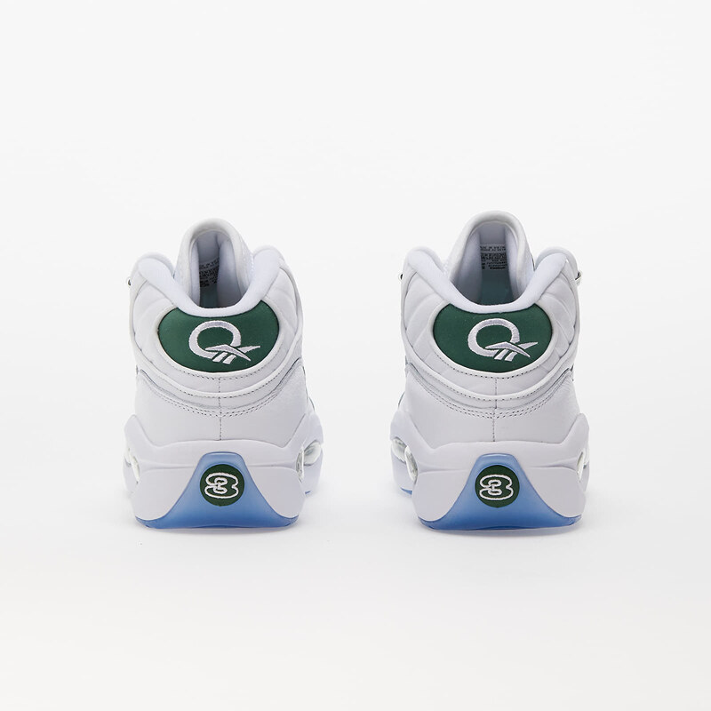 Pánské kotníkové tenisky Reebok Question Mid Ftw White/ Pine Green/ Ftw White