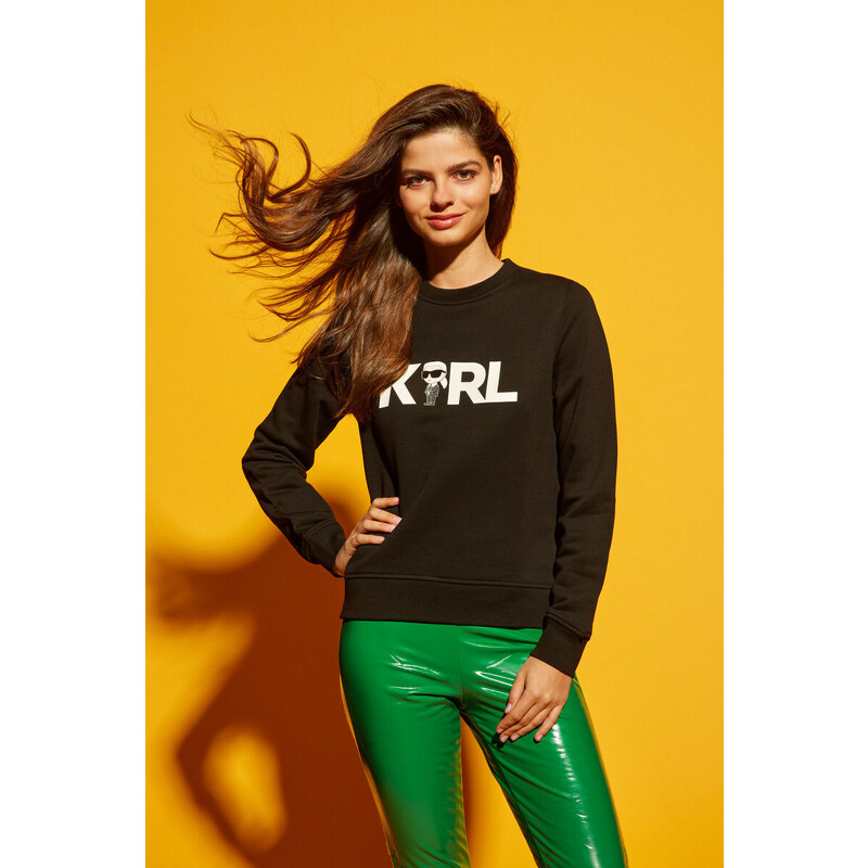 MIKINA KARL LAGERFELD IKONIK 2.0 KARL LOGO SWEAT