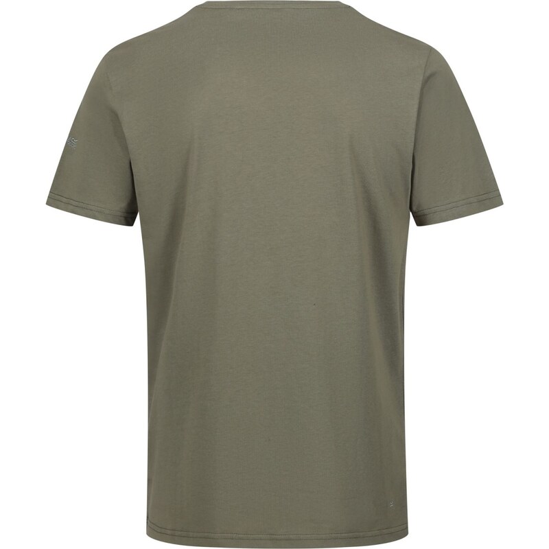 Pánské bavlněné tričko Regatta CLINE VII khaki