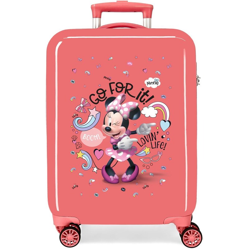 Mickey Kabinový kufr na kolečkách Minnie LOVING LIFE 55 cm - 37L