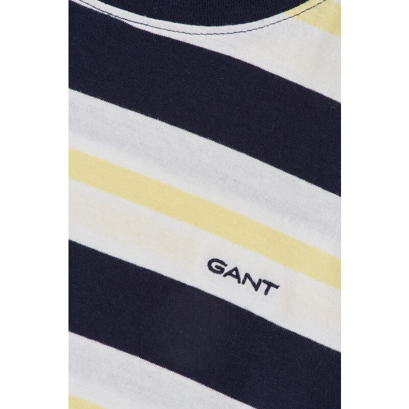 TRIČKO GANT RELAXED STRIPED T-SHIRT modrá 98/104