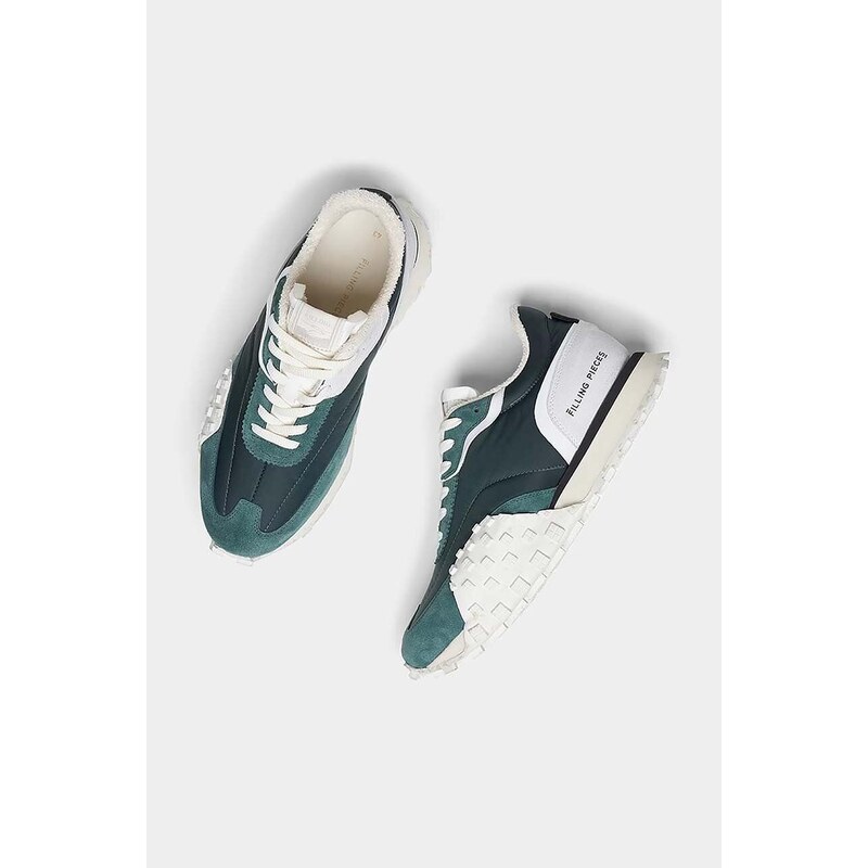 Sneakers boty Filling Pieces Crease Runner zelená barva, 46127361926