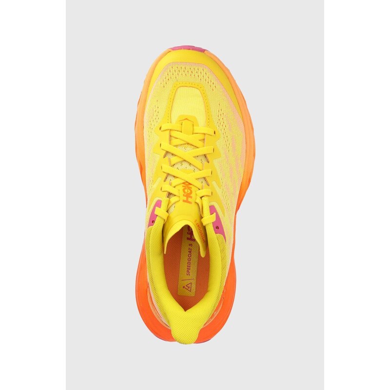 Běžecké boty Hoka SPEEDGOAT 5 žlutá barva, 1123158