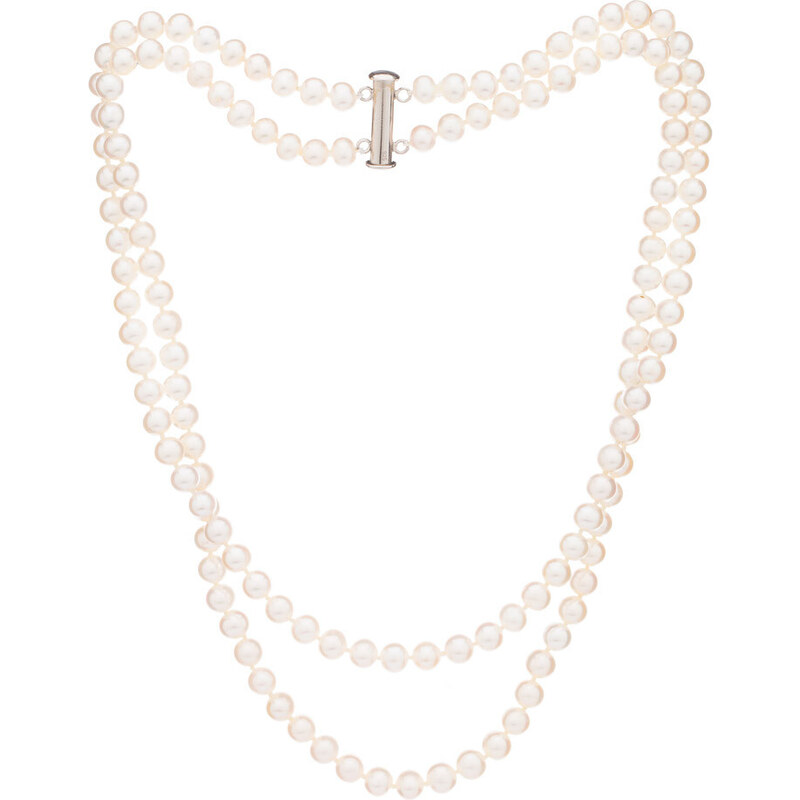 Buka Jewelry Dvojitý perlový náhrdelník 6 AA