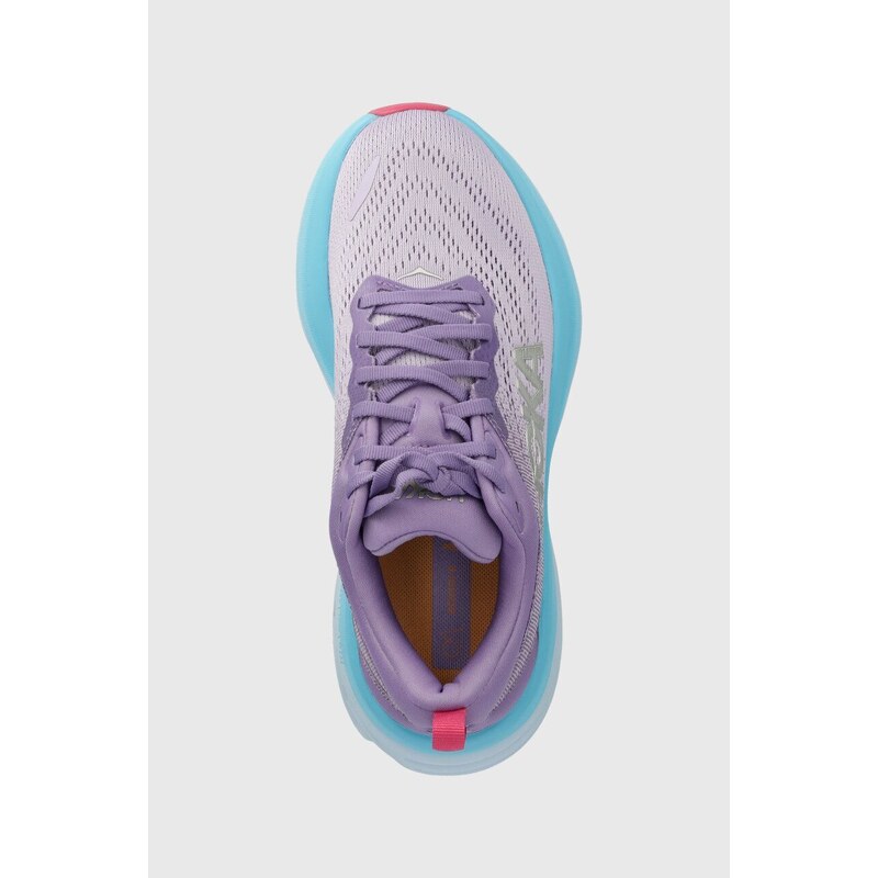Běžecké boty Hoka Bondi 8 fialová barva, 1127952