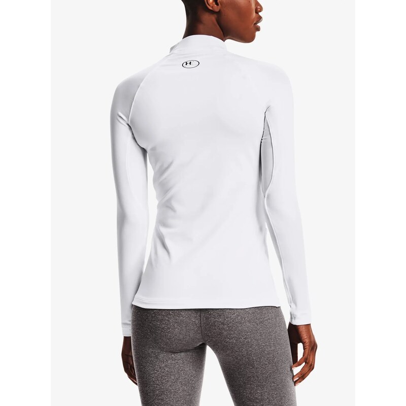 Tričko Under Armour UA CG Authentics Mockneck-WHT