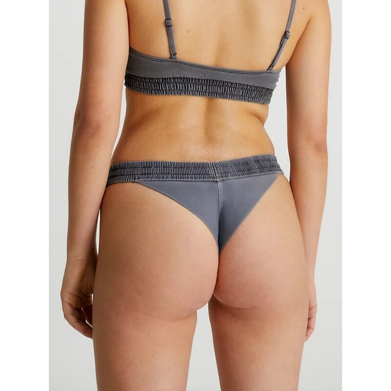 Calvin Klein Dámské plavkové kalhotky Brazilian KW0KW02065-BEH XL