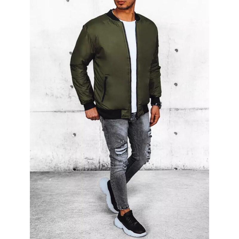 BASIC Khaki pánský bomber