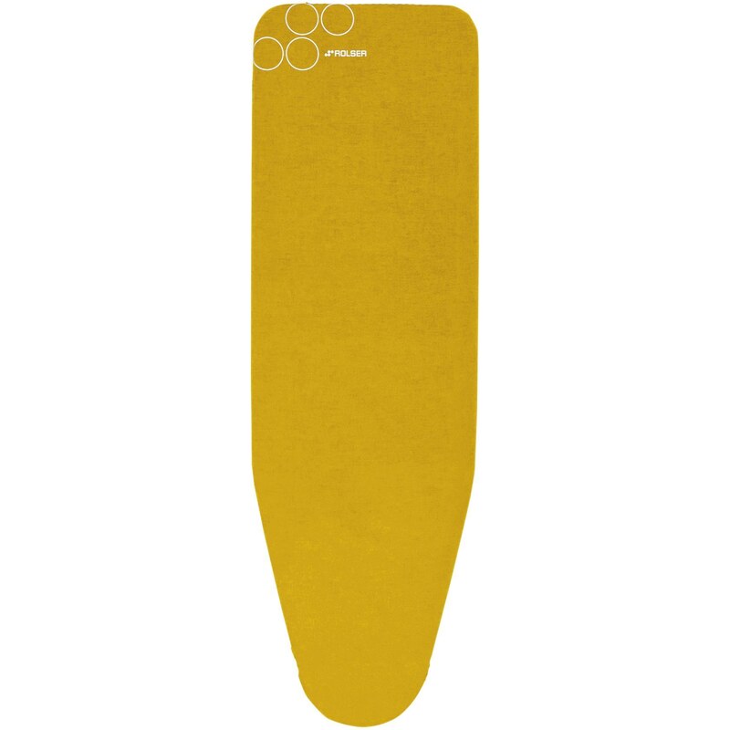 Rolser potah na žehlící prkno 120 x 38cm, vel. potahu L, 130 x 48 cm, žlutý