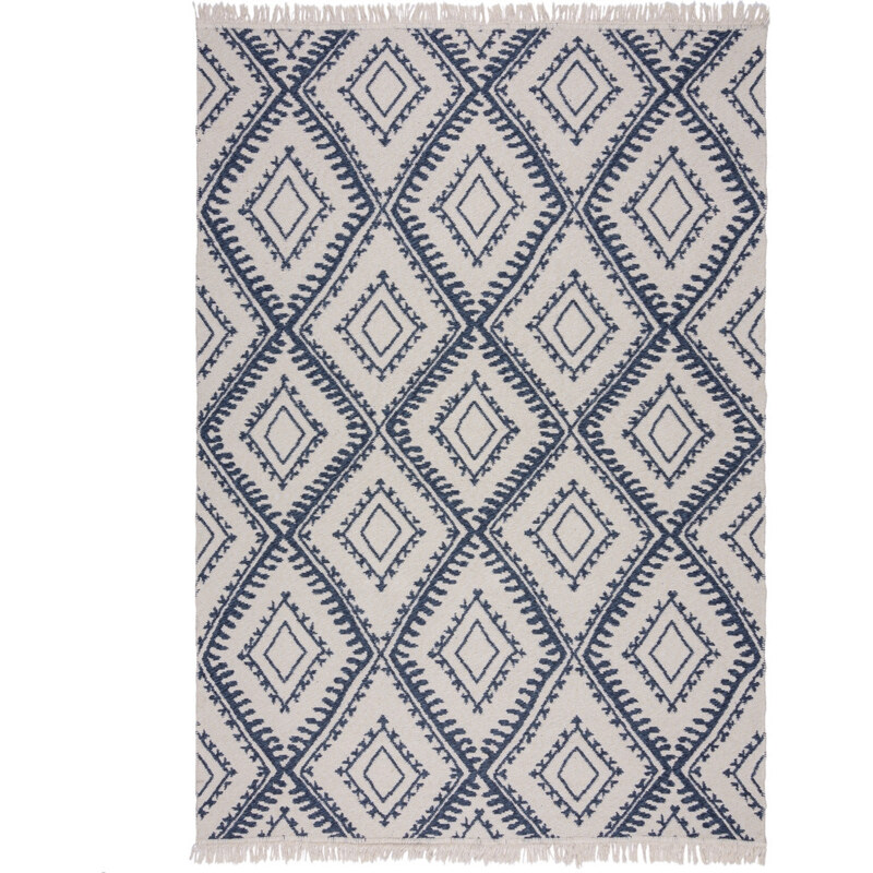 Flair Rugs koberce Kusový koberec Deuce Alix Recycled Rug Navy - 120x170 cm