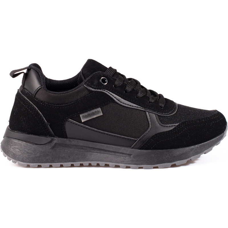 Women's suede sneakers Shelvt black