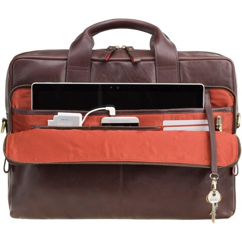 Visconti pánská kožená taška 15" laptop
